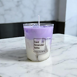 İced Lavender Latte Mum