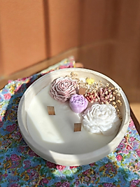 Büyük Kase Çiçek Mum