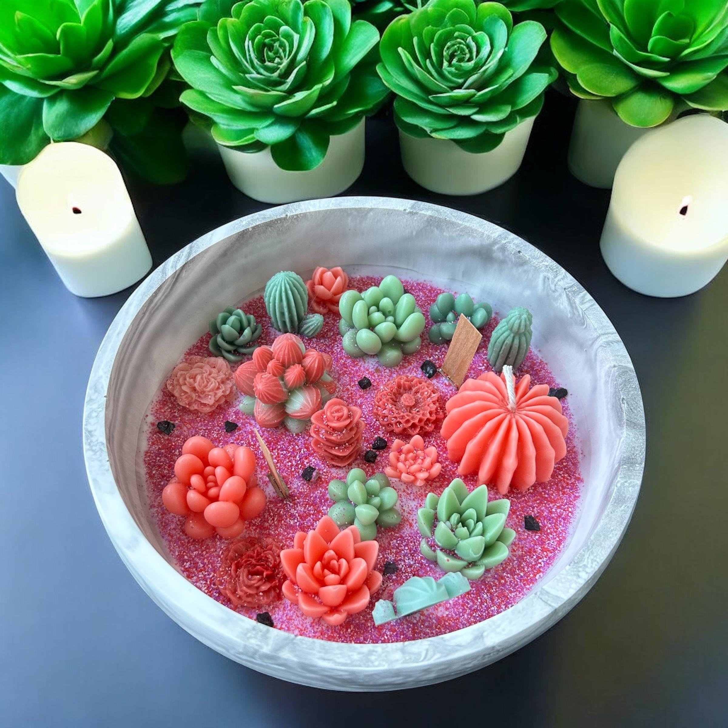 Skulent Tasarım Mum